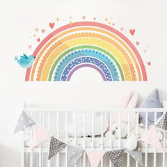 Rainbow Lace Wall Sticker Kid Bedroom Decor