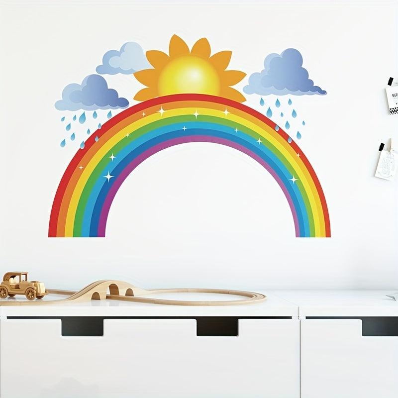 Rainbow Lace Wall Sticker Kid Bedroom Decor