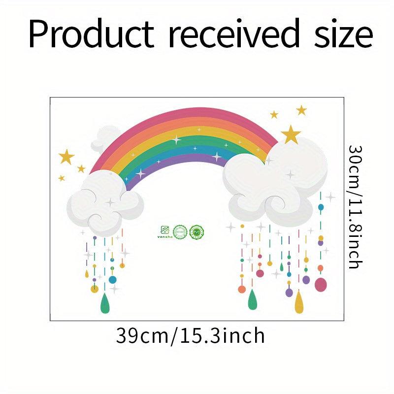 Rainbow Lace Wall Sticker Kid Bedroom Decor