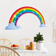Rainbow Lace Wall Sticker Kid Bedroom Decor