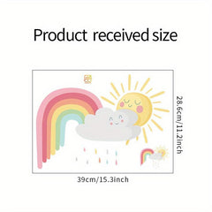 Rainbow Lace Wall Sticker Kid Bedroom Decor