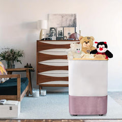 Large Laundry Basket 105L Foldable Storage with Lid