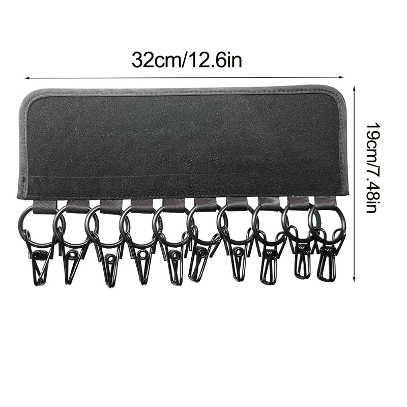 Closet Baseball Cap Organizer Hanger Hat Clip 10 Pins Clips Space Saving