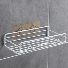 Adhesive Shower Caddy Basket Shelf for Bathroom Wall Storage