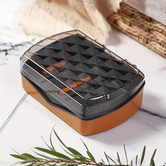 Creative Soap Box Bathroom Drain Punching Flip Soap Box