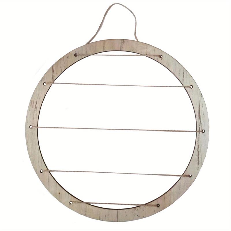 2pcs Large Round Hanging Photo Display Stand Frames Wall Decor