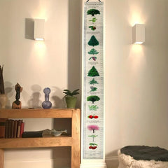 Movable Hanging Wall Height Ruler - Plant Decor