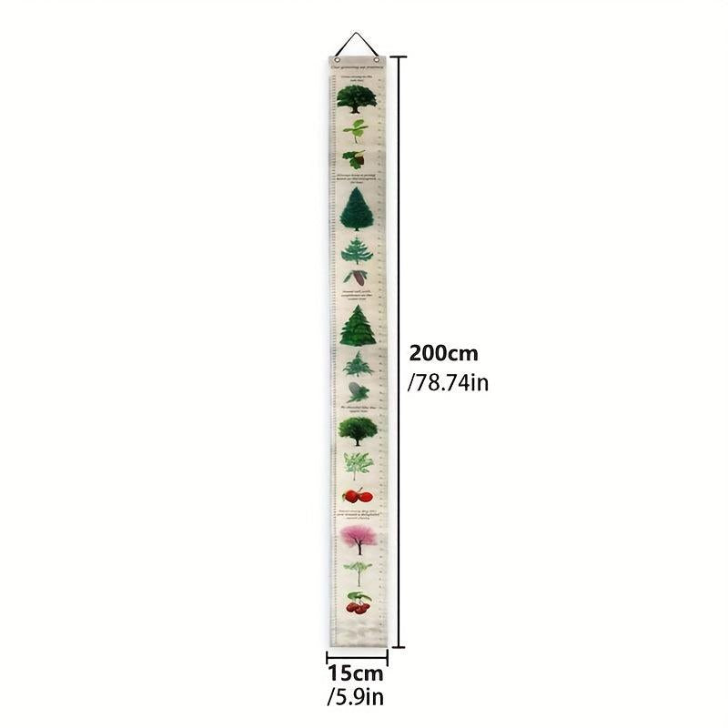 Movable Hanging Wall Height Ruler - Plant Decor
