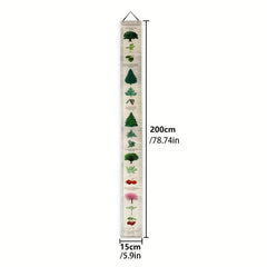 Movable Hanging Wall Height Ruler - Plant Decor