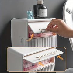 Waterproof Wall Mounted Toilet Paper Box
