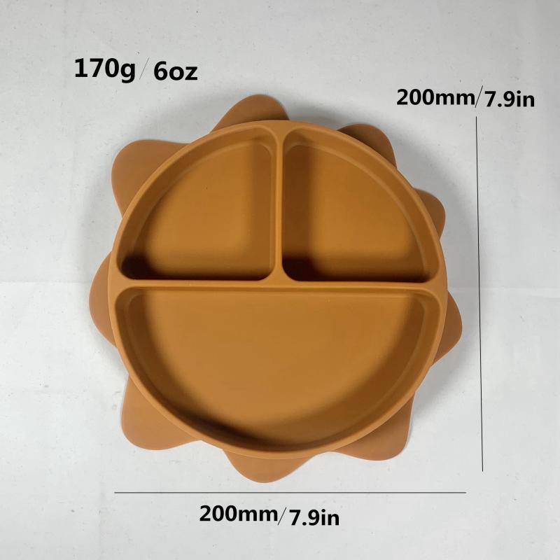 Suction Plates Little Boys Girls Self Feeding Silicone Dish