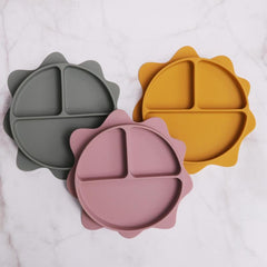 Suction Plates Little Boys Girls Self Feeding Silicone Dish