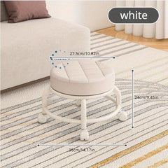 Round Rolling Stool: Enhance Home Comfort