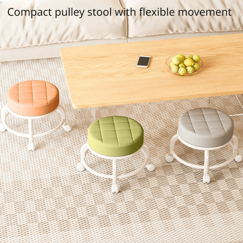 Round Rolling Stool: Enhance Home Comfort