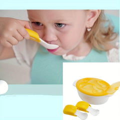 Kids Bento Box with Fork & Spoon Antimicrobial Protection