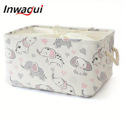 Large Storage Basket Baby Toy Basket Thickened Fabric Rectangle Storage Box