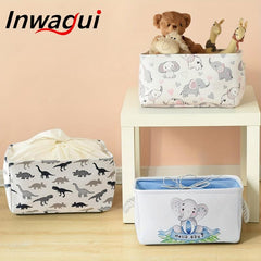 Large Storage Basket Baby Toy Basket Thickened Fabric Rectangle Storage Box
