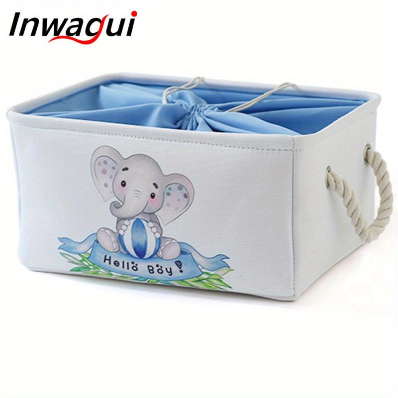 Large Storage Basket Baby Toy Basket Thickened Fabric Rectangle Storage Box