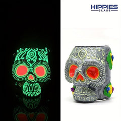 Hand Painted 3D Cartoon Skeleton Toothbrush Cup