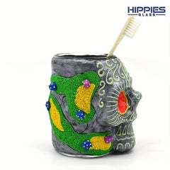 Hand Painted 3D Cartoon Skeleton Toothbrush Cup