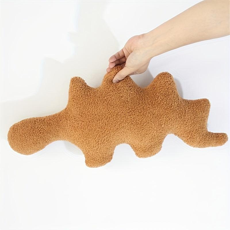 Dino Chicken Nugget Pillow Soft Dinosaur Chicken Nuggets Plush Pillow