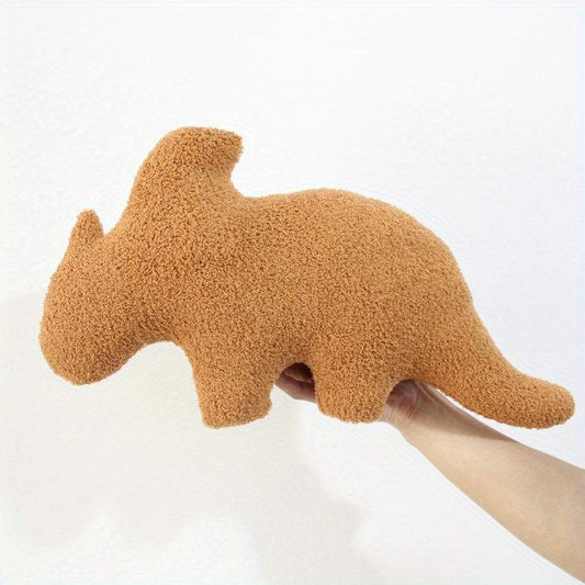 Dino Chicken Nugget Pillow Soft Dinosaur Chicken Nuggets Plush Pillow
