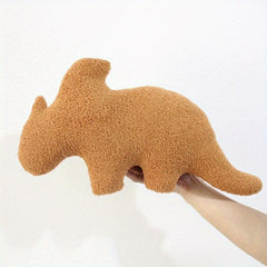 Dino Chicken Nugget Pillow Soft Dinosaur Chicken Nuggets Plush Pillow