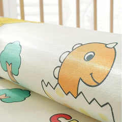 Cartoon Pattern Infant Child Summer Mat Ice Silk Rattan Mat