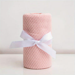 Children's Soft Knitted Blanket for Decoration and Wear