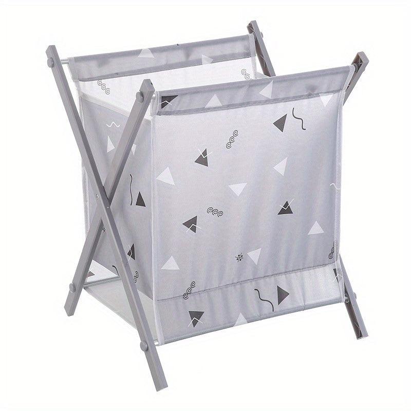 Large Capacity Laundry Hamper with Foldable Frame and Fabric Basket