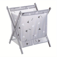 Large Capacity Laundry Hamper with Foldable Frame and Fabric Basket