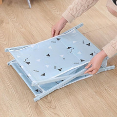 Large Capacity Laundry Hamper with Foldable Frame and Fabric Basket