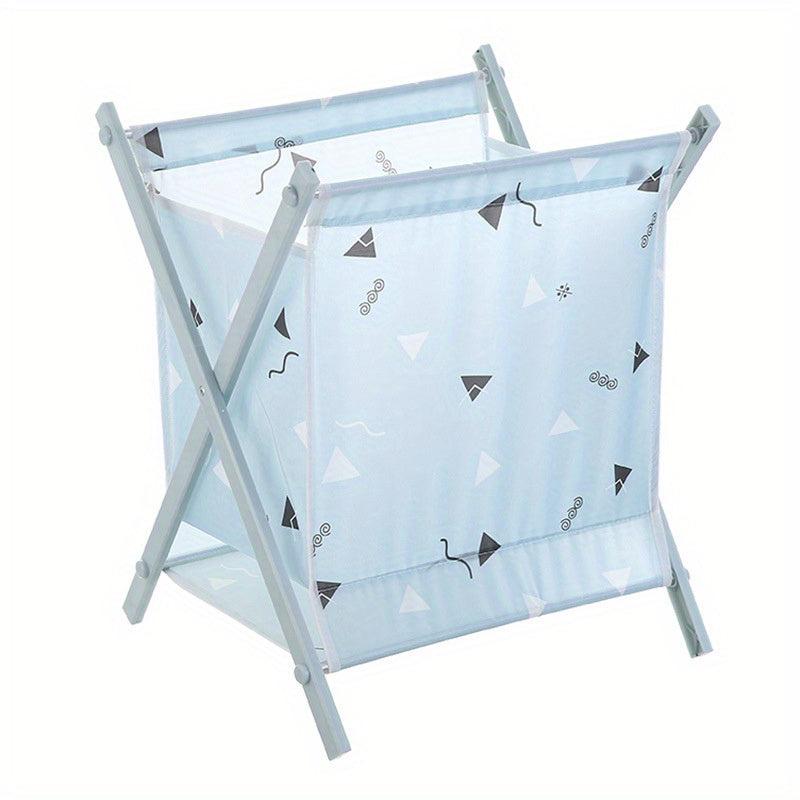 Large Capacity Laundry Hamper with Foldable Frame and Fabric Basket