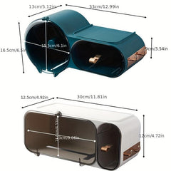 Waterproof Bathroom Tissue Holder with Wall Hanging Design