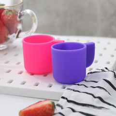 Silicone Mini Cup for Child Feeding - Infant Training Drinking Cup