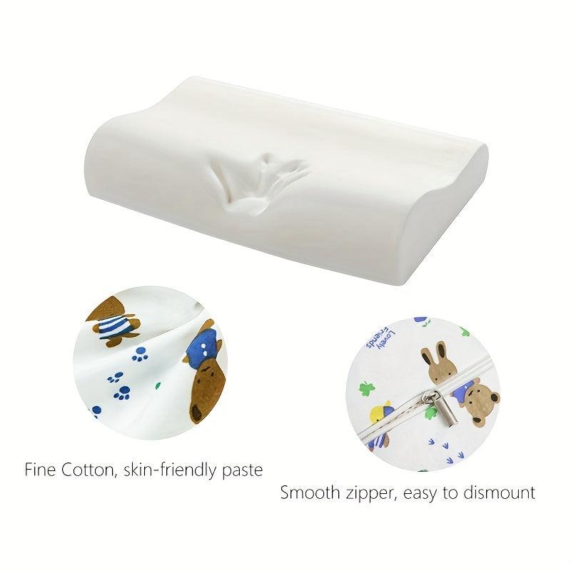 Kids' Memory Foam Neck Guard Pillow - Washable Pillowcase