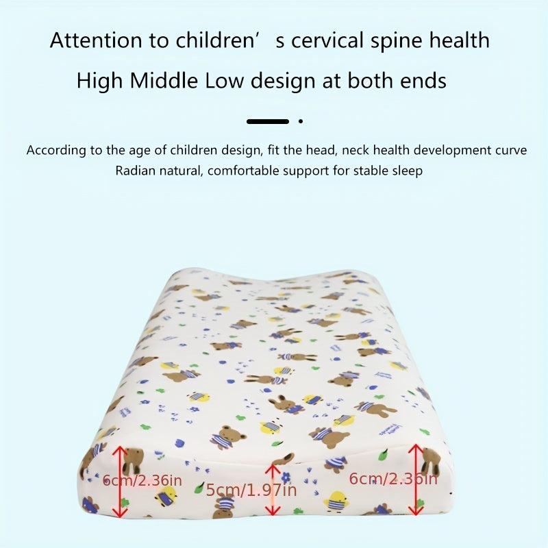 Kids' Memory Foam Neck Guard Pillow - Washable Pillowcase