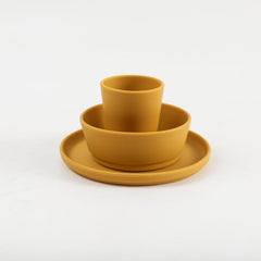 Silicone Tableware Set for Kids Plates Bowls Cups Baby Feeding Supplies