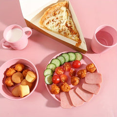 Silicone Tableware Set for Kids Plates Bowls Cups Baby Feeding Supplies