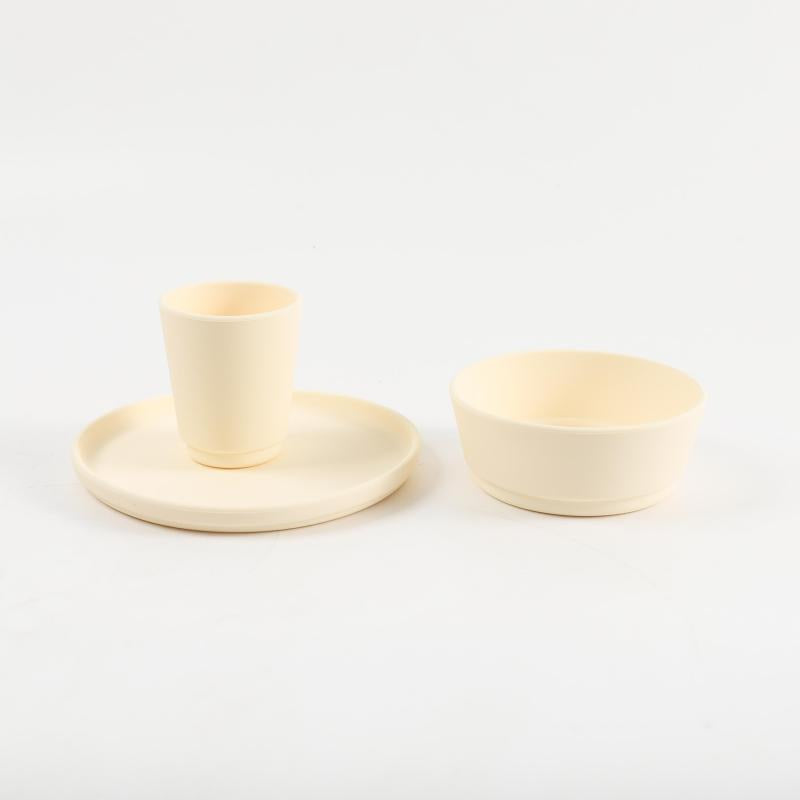 Silicone Tableware Set for Kids Plates Bowls Cups Baby Feeding Supplies