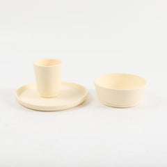 Silicone Tableware Set for Kids Plates Bowls Cups Baby Feeding Supplies
