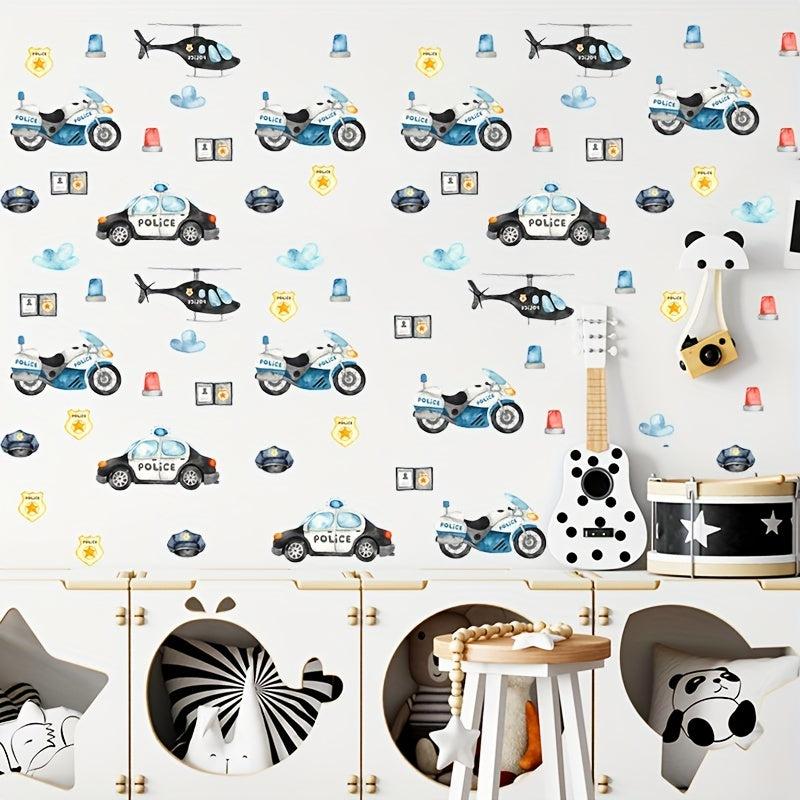 6pcs Wall Stickers Rainbow Clouds Stars Good Night Kindergarten Home Decor