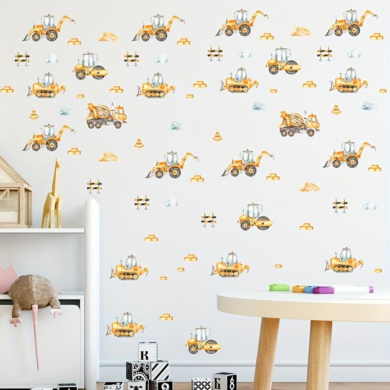 6pcs Wall Stickers Rainbow Clouds Stars Good Night Kindergarten Home Decor