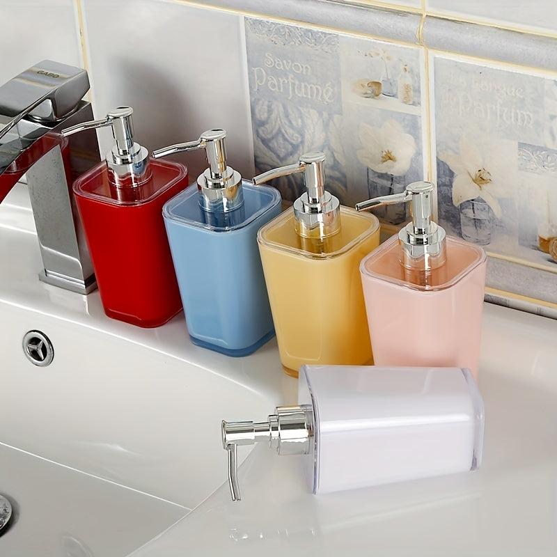 4pcs Bathroom Accessories Set Soap Dispenser Soap Dish Toothbrush Holder Cup Sty