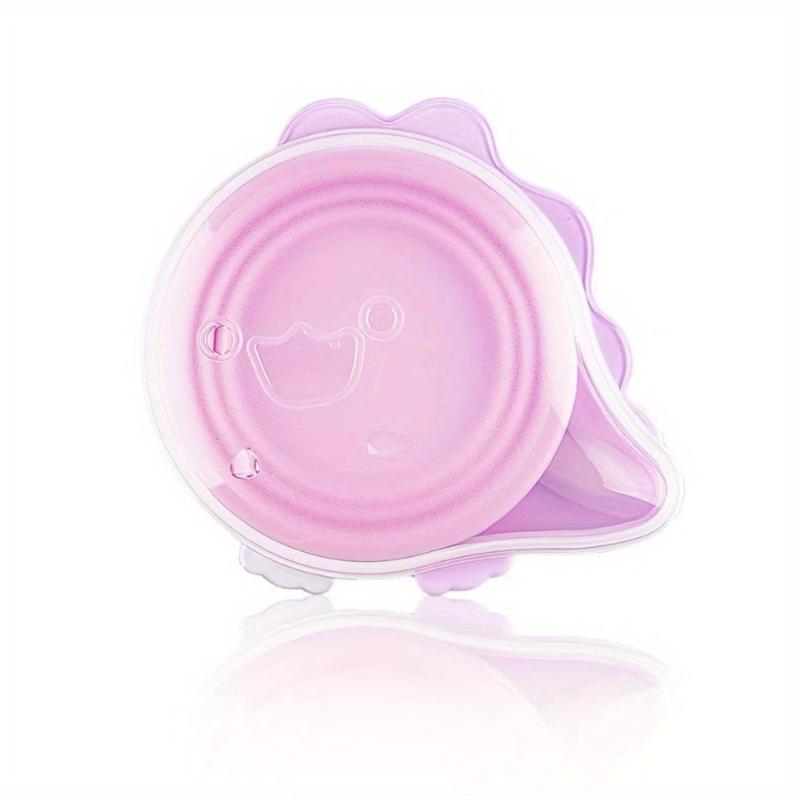 Portable Foldable Silicone Bowl Baby Fall Resistant Tableware Set