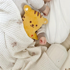 Children's Waffle Throw Blanket Modal Cotton Baby Infant Toddler Nap Out Embroid