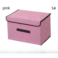 Fabric Storage Box Foldable Clothing Storage Dust-proof Container