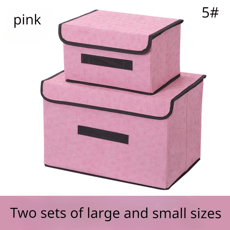 Fabric Storage Box Foldable Clothing Storage Dust-proof Container