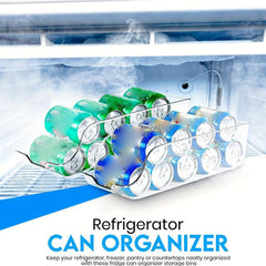 2pcs Can Organizer For Pantry Refrigerator Storage