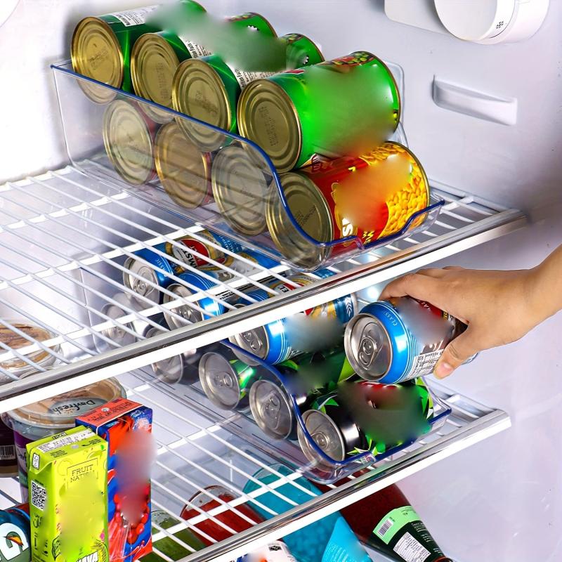 2pcs Can Organizer For Pantry Refrigerator Storage